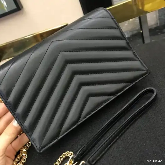 Repladies REP MATELASSÉ CHAIN CASSANDRE YSL WALLET 0706